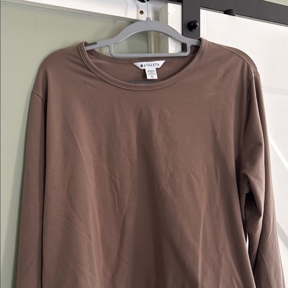 Athleta Brown Long Sleeve Top - Picture 4 of 10